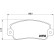 Brake Pad Set, disc brake P 23 021 Brembo, Thumbnail 3