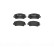 Brake Pad Set, disc brake P 23 021 Brembo, Thumbnail 3