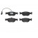 Brake Pad Set, disc brake P 23 057 Brembo