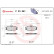 Brake Pad Set, disc brake P 23 061 Brembo, Thumbnail 3