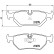 Brake Pad Set, disc brake P 23 062 Brembo, Thumbnail 3