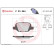 Brake Pad Set, disc brake P 23 064 Brembo, Thumbnail 3