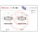 Brake Pad Set, disc brake P 23 066 Brembo, Thumbnail 3