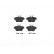 Brake Pad Set, disc brake P 23 067 Brembo