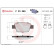 Brake Pad Set, disc brake P 23 080 Brembo, Thumbnail 3