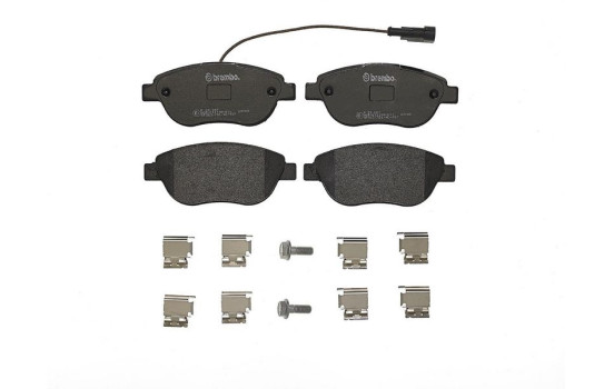 Brake Pad Set, disc brake P 23 087 Brembo, Image 3