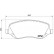 Brake Pad Set, disc brake P 23 088 Brembo, Thumbnail 2