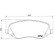 Brake Pad Set, disc brake P 23 088 Brembo, Thumbnail 3