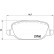 Brake Pad Set, disc brake P 23 089 Brembo, Thumbnail 2