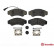 Brake Pad Set, disc brake P 23 092 Brembo, Thumbnail 2