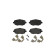Brake Pad Set, disc brake P 23 095 Brembo, Thumbnail 3