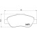 Brake Pad Set, disc brake P 23 097 Brembo, Thumbnail 3