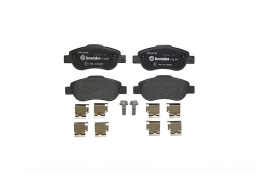 Brake Pad Set, disc brake P 23 097 Brembo, Image 3
