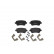 Brake Pad Set, disc brake P 23 102 Brembo