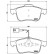 Brake Pad Set, disc brake P 23 103 Brembo, Thumbnail 2