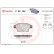 Brake Pad Set, disc brake P 23 104 Brembo, Thumbnail 3