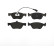 Brake Pad Set, disc brake P 23 112 Brembo, Thumbnail 3