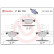 Brake Pad Set, disc brake P 23 112 Brembo, Thumbnail 3