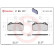 Brake pad set, disc brake P 23 117X Brembo