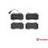 Brake pad set, disc brake P 23 117X Brembo, Thumbnail 2