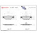 Brake Pad Set, disc brake P 23 118 Brembo, Thumbnail 3