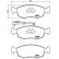 Brake Pad Set, disc brake P 23 121 Brembo, Thumbnail 2