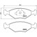 Brake Pad Set, disc brake P 23 124 Brembo, Thumbnail 2