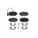 Brake Pad Set, disc brake P 23 128 Brembo, Thumbnail 3
