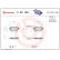 Brake Pad Set, disc brake P 23 133 Brembo, Thumbnail 3