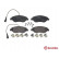 Brake Pad Set, disc brake P 23 145 Brembo, Thumbnail 2