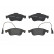 Brake Pad Set, disc brake P 23 148 Brembo