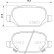 Brake Pad Set, disc brake P 23 151 Brembo, Thumbnail 3