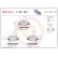 Brake Pad Set, disc brake P 23 151 Brembo, Thumbnail 3