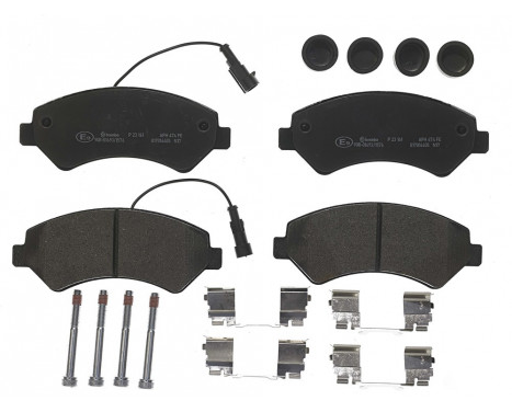 Brake Pad Set, disc brake P 23 161 Brembo