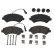 Brake Pad Set, disc brake P 23 161 Brembo