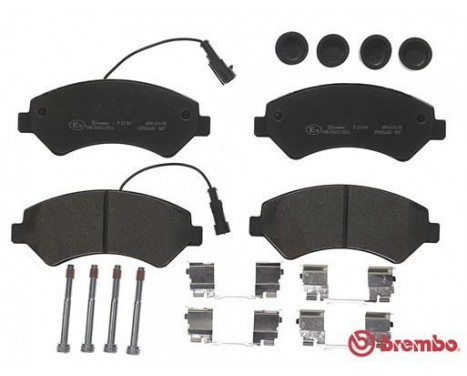 Brake Pad Set, disc brake P 23 161 Brembo, Image 2