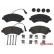 Brake Pad Set, disc brake P 23 161 Brembo, Thumbnail 2