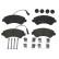 Brake Pad Set, disc brake P 23 161 Brembo, Thumbnail 3