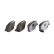 Brake pad set, disc brake P 23 164X Brembo, Thumbnail 3