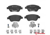 Brake Pad Set, disc brake P 23 169 Brembo