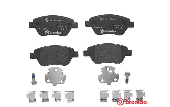 Brake Pad Set, disc brake P 23 169 Brembo
