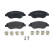 Brake Pad Set, disc brake P 23 178 Brembo