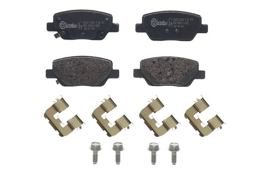 Brake Pad Set, disc brake P 23 179 Brembo, Image 2