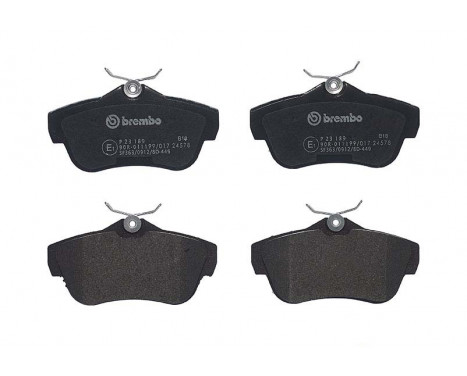 Brake Pad Set, disc brake P 23 189 Brembo