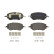 Brake pad set, disc brake P 23 198 Brembo