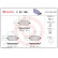 Brake pad set, disc brake P 23 198 Brembo, Thumbnail 2