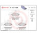 Brake pad set, disc brake P 23 198E Brembo, Thumbnail 4