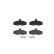 Brake Pad Set, disc brake P 24 013 Brembo, Thumbnail 3