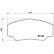 Brake Pad Set, disc brake P 24 023 Brembo, Thumbnail 2