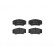 Brake Pad Set, disc brake P 24 023 Brembo, Thumbnail 3